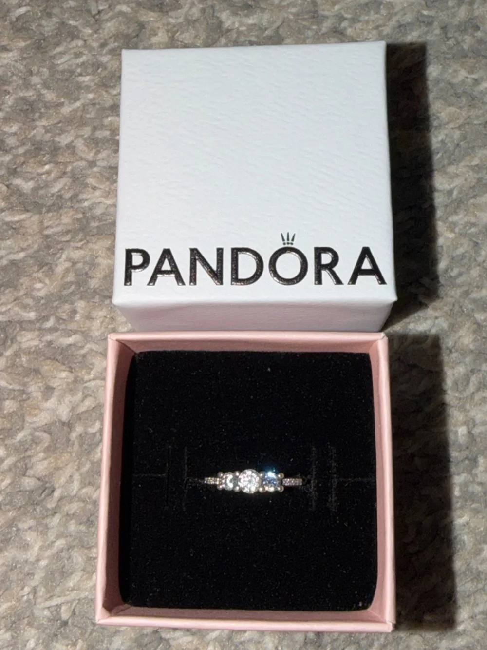 Pandora Fairytale Sparkle Sterling Silver Ring